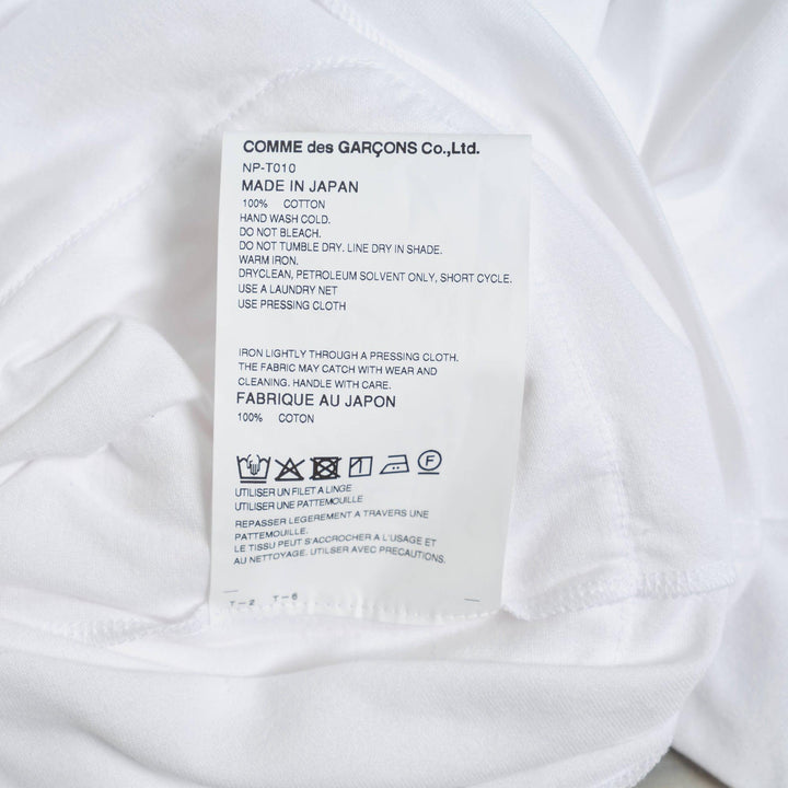 Club21 - COMME des GARCONS GIRL - Frilled Pocket T-Shirt - TEES - White