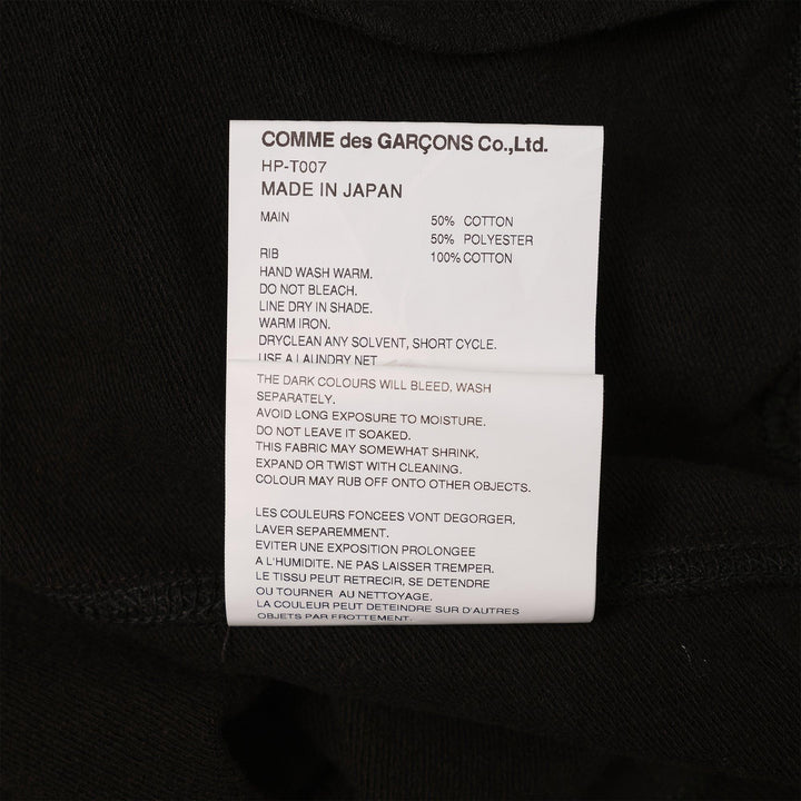 Club21 - COMME des GARCONS HOMME - Cotton Polyester Terry Cloth Cardigan - CARDIGANS - Black