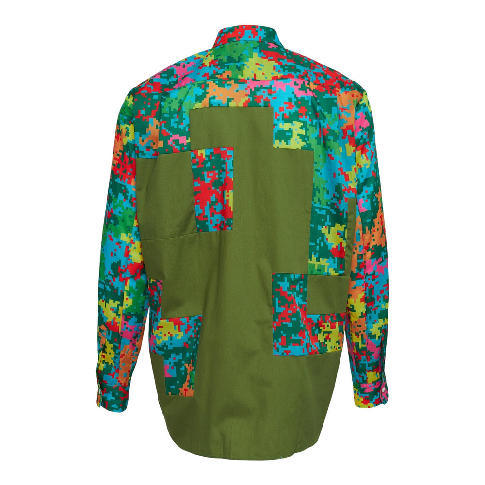 Club21 - COMME des GARCONS HOMME PLUS - Camo Pattern Print Long Sleeve Shirt - SHIRTS - Multi