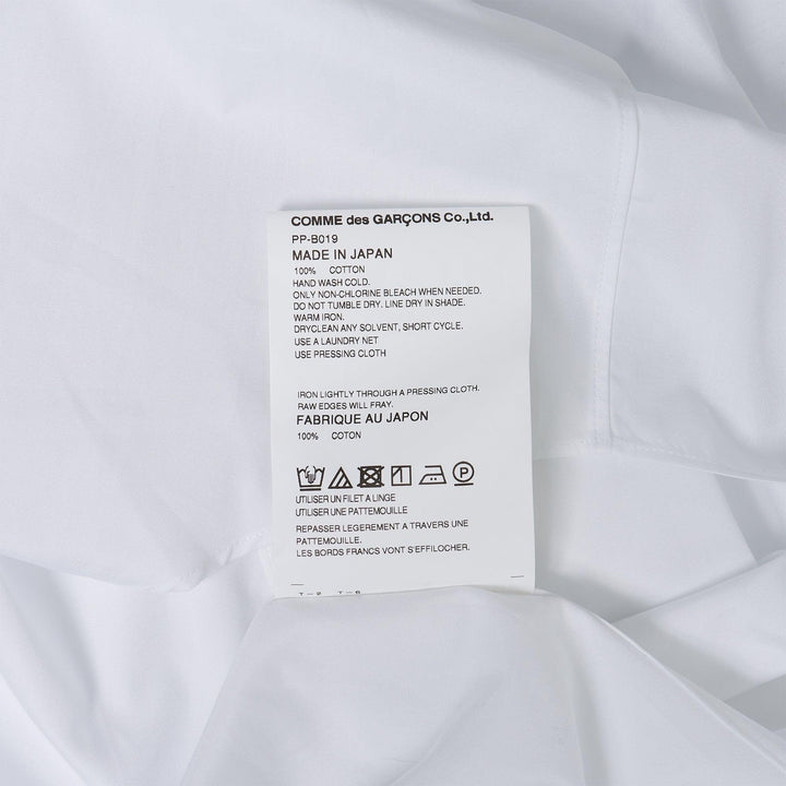 Club21 - COMME des GARCONS HOMME PLUS - Cotton Broad Long Sleeve Shirt - SHIRTS - White