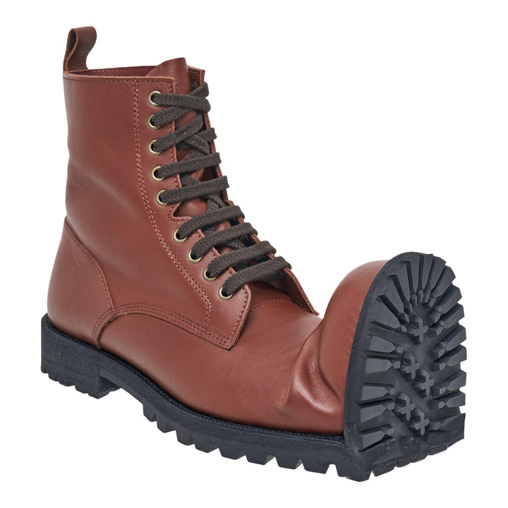 Club21 - COMME des GARCONS HOMME PLUS - HOMME PLUS x KIDS LOVE GAITE Crushed Toe Derbies - BOOTS - Brown