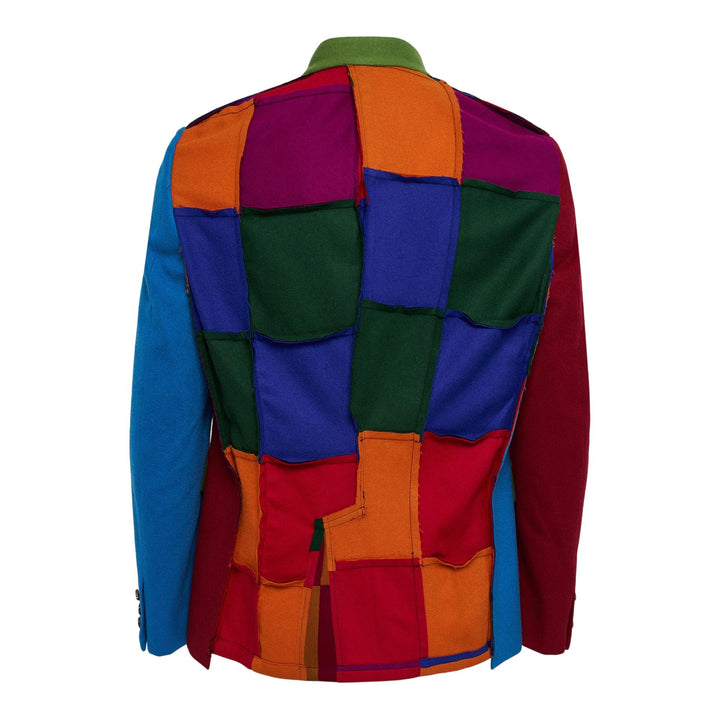 Club21 - COMME des GARCONS HOMME PLUS - Wool Flannel 3 Colour Jacket - JACKETS - Multi