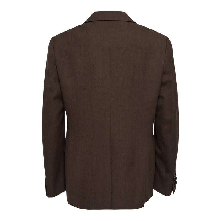 Club21 - COMME des GARCONS HOMME PLUS - Wool Top Thick Double-Breasted Jacket - JACKETS - Brown