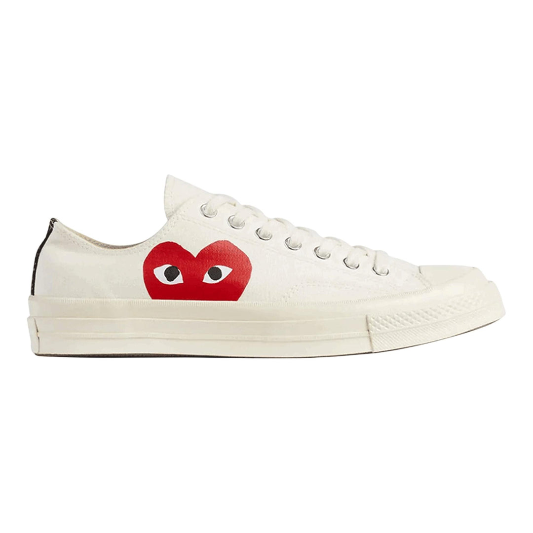 Club21 - COMME des GARCONS PLAY CONVERSE - Converse Big Heart Low Top - SNEAKERS - White