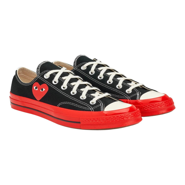 PLAY Comme des Gar??ons Low Cut Converse Chuck Taylor Black 2
