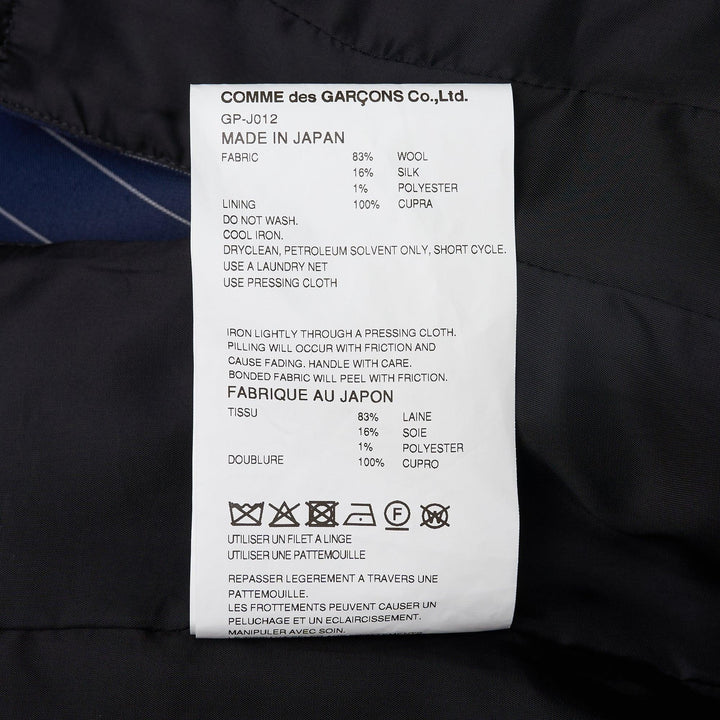 Club21 - COMME des GARCONS - Wool Stripe Jacket - JACKETS - Navy