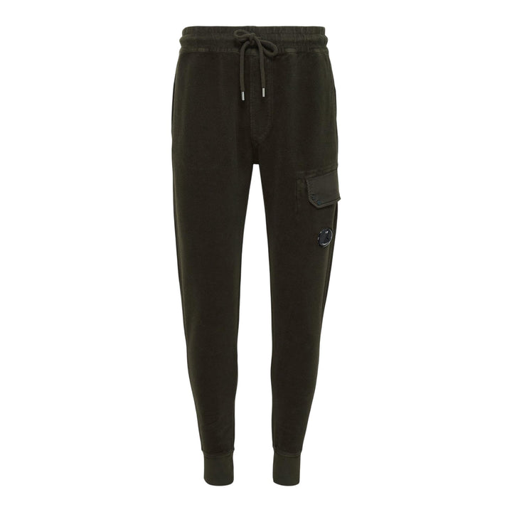 Club21 - C.P. Company - Jogging Sweatpants Brushed Emerized Diagonal Fleece - SWEATPANTS - Green