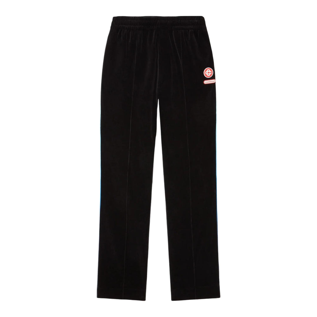 Club21 - Casablanca - Velour Track Pant - SWEATPANTS - Black
