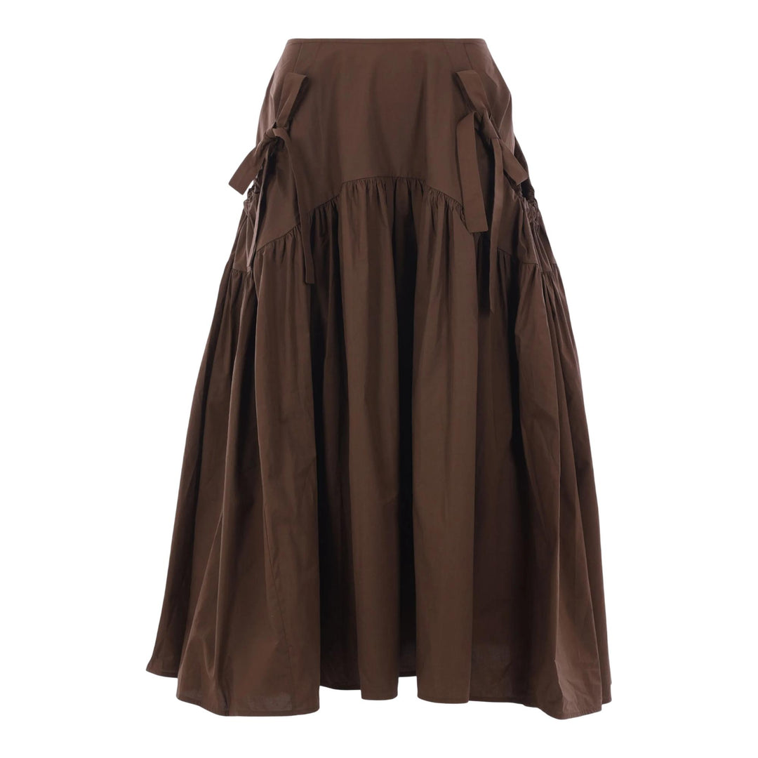 Club21 - Cecilie Bahnsen - Panelled Skirt - SKIRTS - Brown
