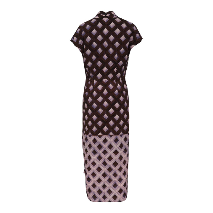 Club21 - Dries Van Noten - Fitted Dress With Knot Detail - WOVEN DRESSES - Brown