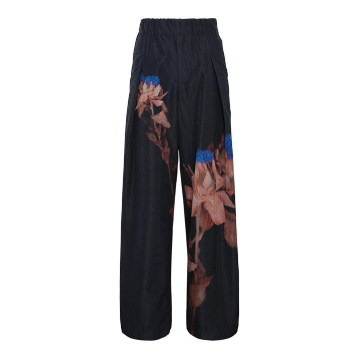Club21 - Dries Van Noten - Loose Fit Wide Leg Pants - PANTS - Black