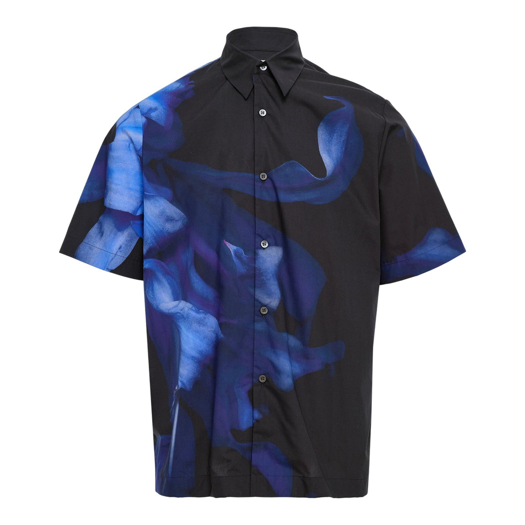 Club21 - Dries Van Noten - Regular Fit Minimal Short Sleeve Shirt - SHIRTS - Black