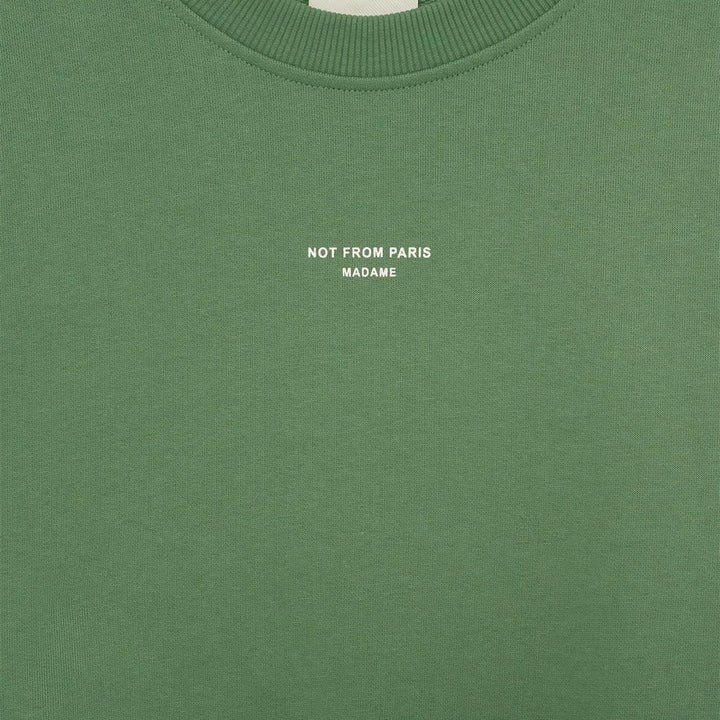 Club21 - Drole de Monsieur - Le Sweatshirt Slogan Classique - SWEATSHIRTS - Green