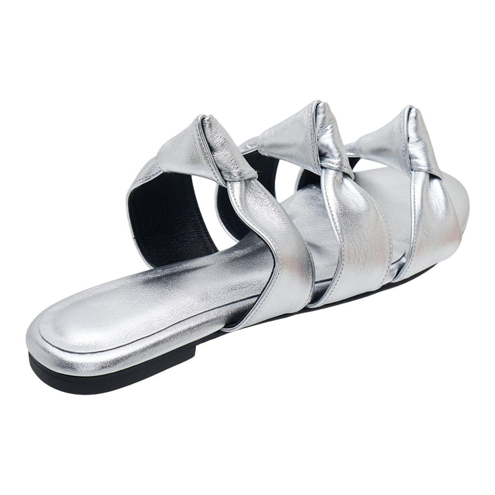 Club21 - Duet Shoes - Bowie Sandals - FLAT SANDALS - Silver