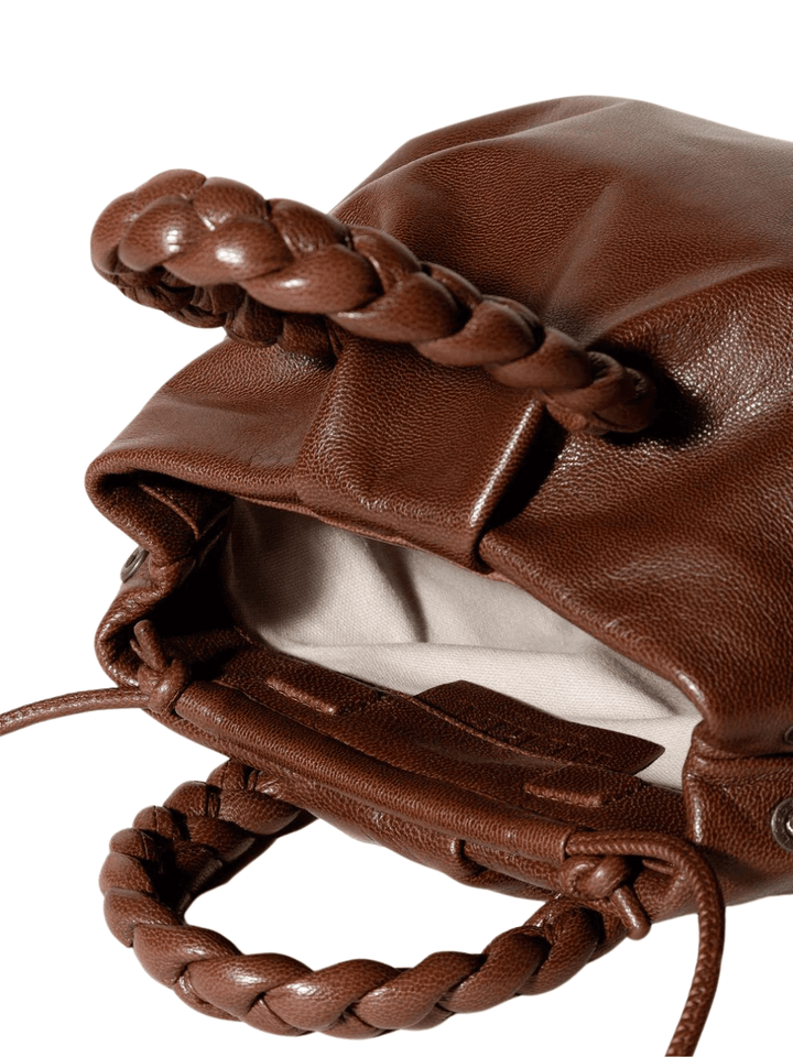 HEREU-Bombon-M-Supple-Shiny-Braided-Top-Handle-Bag-Brown-3