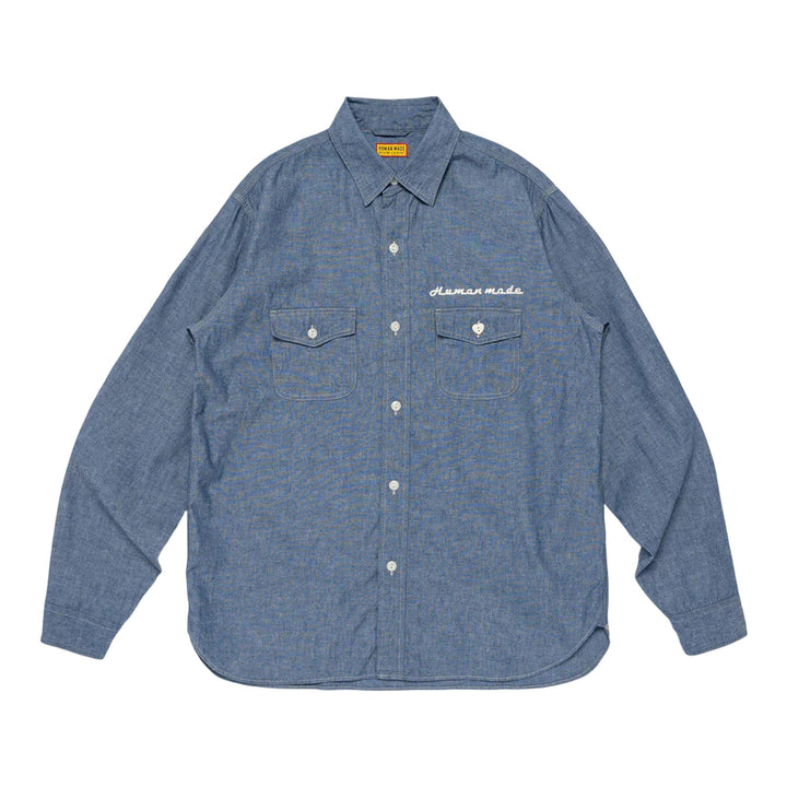 Club21 - HUMAN MADE - Chambray Shirt - SHIRTS - Blue
