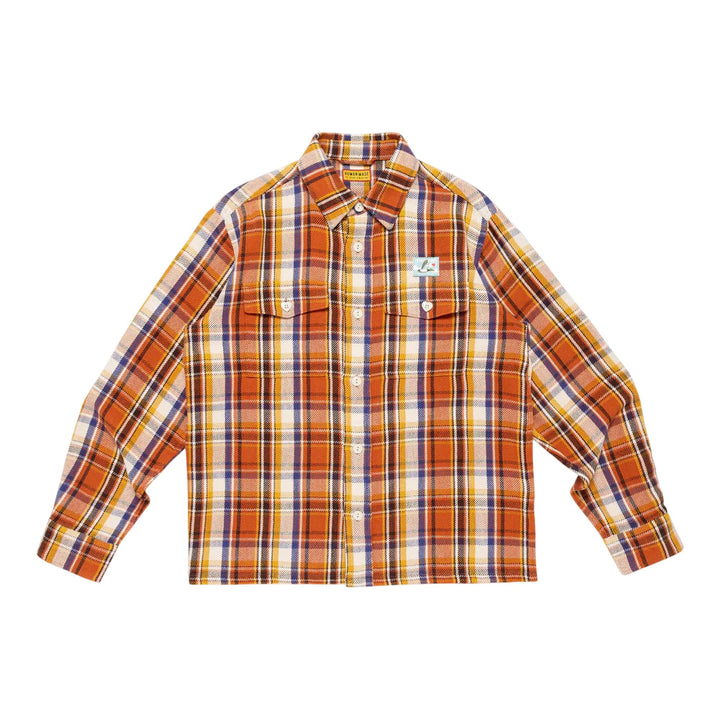 Club21 - HUMAN MADE - Check Shirt - SHIRTS - Orange