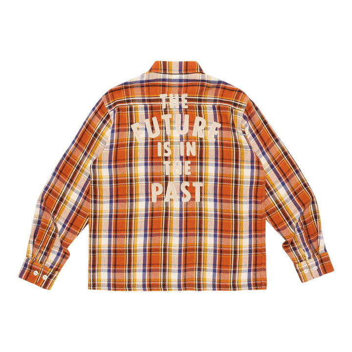Club21 - HUMAN MADE - Check Shirt - SHIRTS - Orange