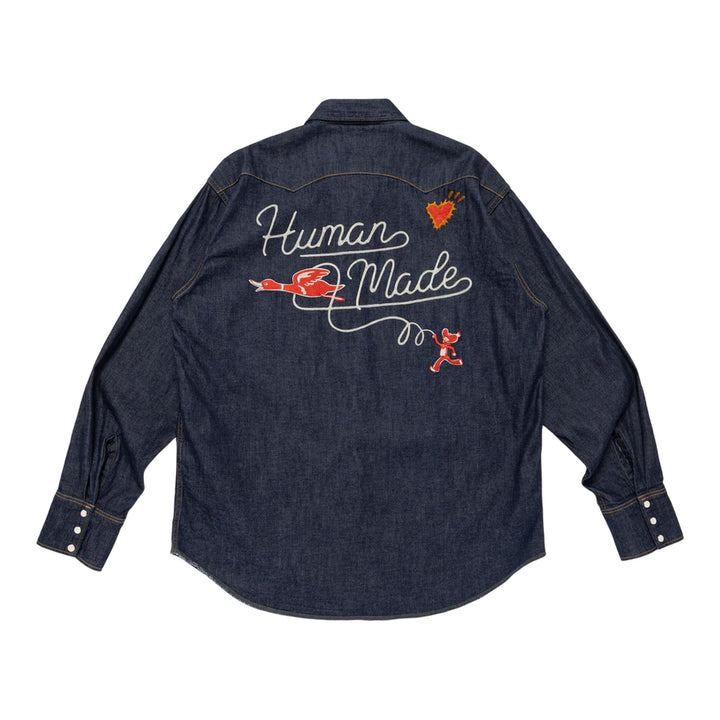 Club21 - HUMAN MADE - Denim Western Shirt - SHIRTS - Indigo
