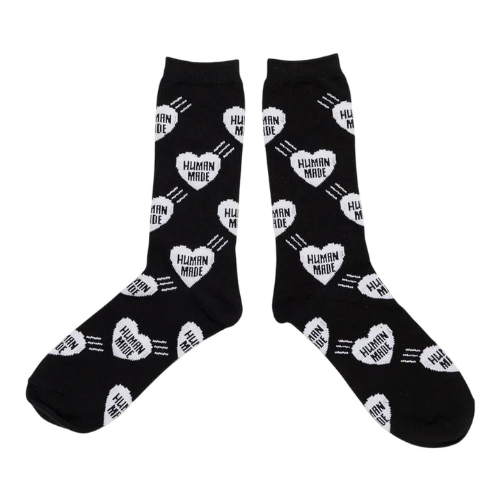 Club21 - HUMAN MADE - Heart Socks - SOCKS - Black