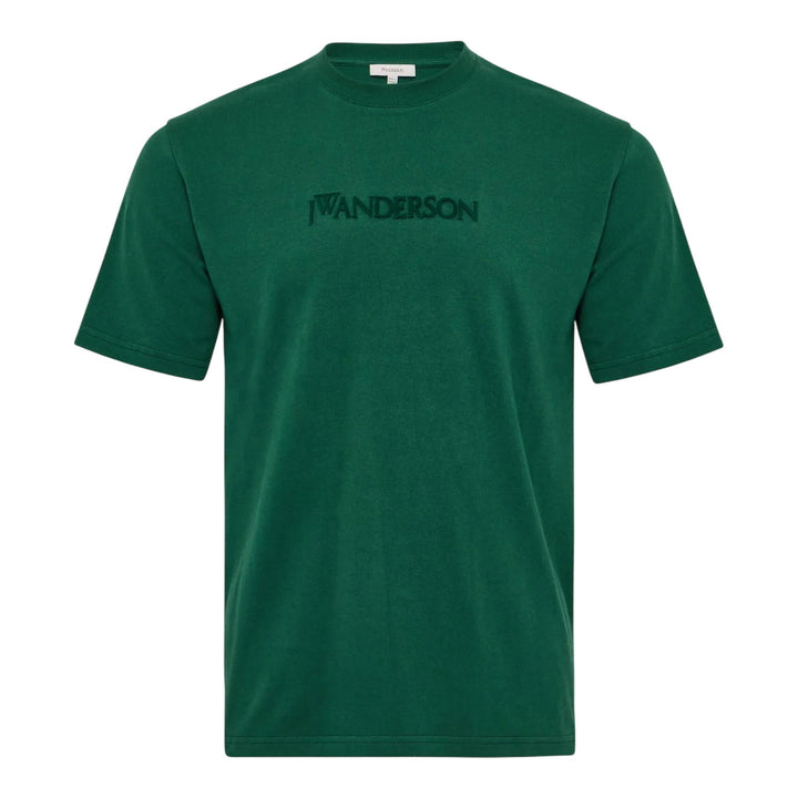 Club21 - JW Anderson - Logo Embroidery T-Shirt - TEES - Green