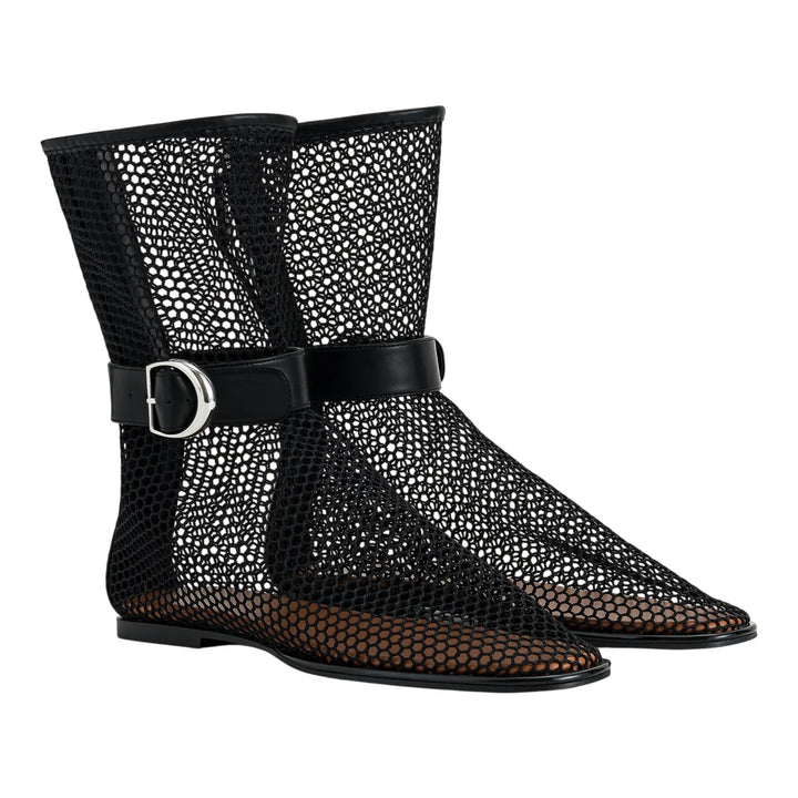Club21 - JW PEI - Sophia Mesh Boots - BOOTS - Black