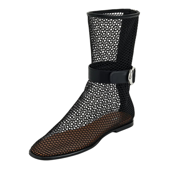 Club21 - JW PEI - Sophia Mesh Boots - BOOTS - Black