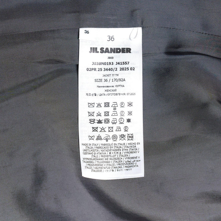 Club21 - Jil Sander - Wool Canvas Jacket - JACKETS - Charcoal