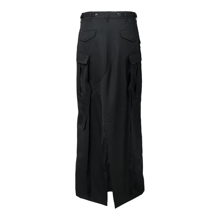 Club21 - Junya Watanabe - Wool Polyester Serge Skirt - SKIRTS - Black