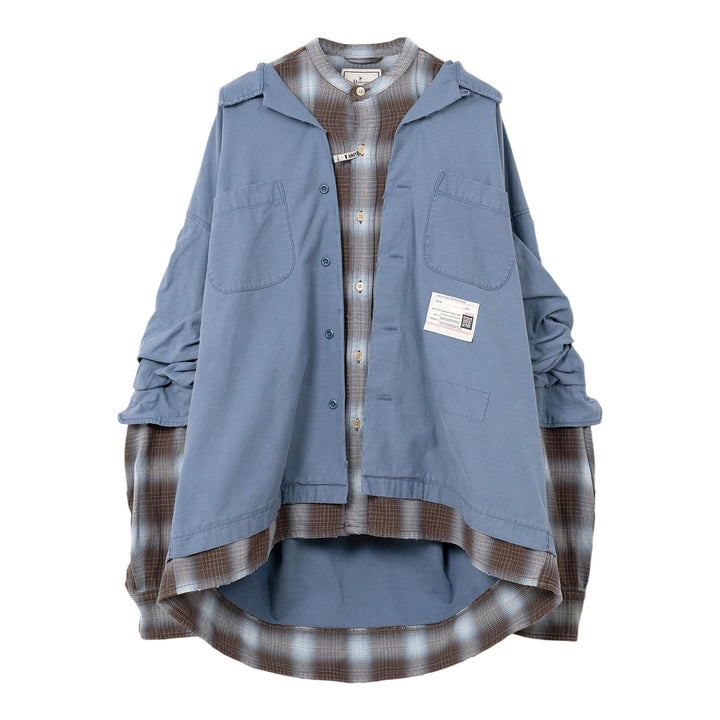 Club21 - MIHARA YASUHIRO - Layered Shirt - SHIRTS - Blue