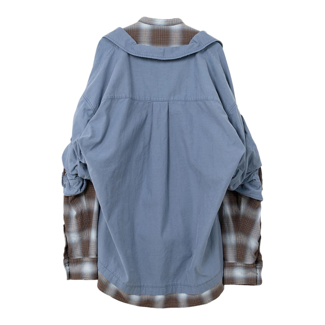 Club21 - MIHARA YASUHIRO - Layered Shirt - SHIRTS - Blue