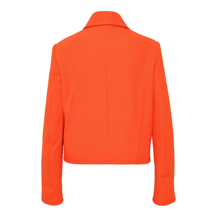 Club21 - MSGM - Giacca Cropped Jacket With Flap Pocket - JACKETS - Orange