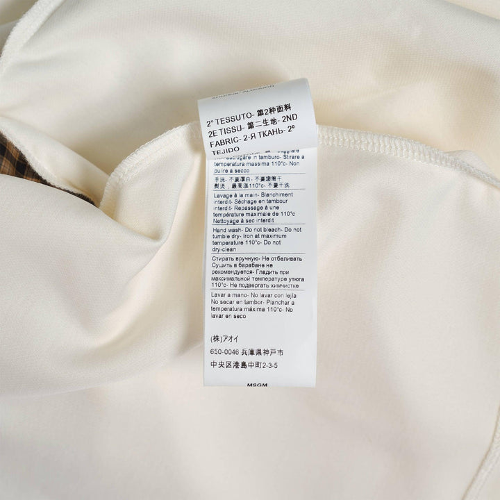 Club21 - MSGM - Logo Two-Colourway T-Shirt - TEES - White