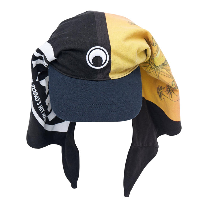 Club21 - Marine Serre - Regenerated Graphic T-Shirt - HATS - Black