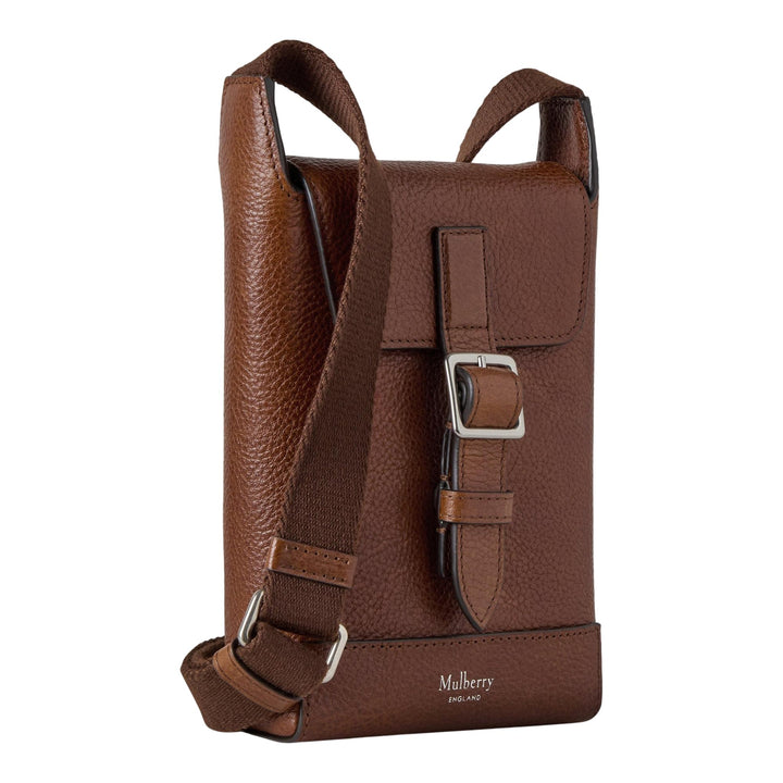 Club21 - Mulberry - Chiltern Phone Pouch Oak Natural Vegetable Tanned - POUCHES - Oak