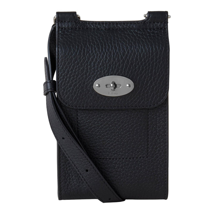 Club21 - Mulberry - Mini Antony Black Heavy Grain - MINI CROSS BODY - Black