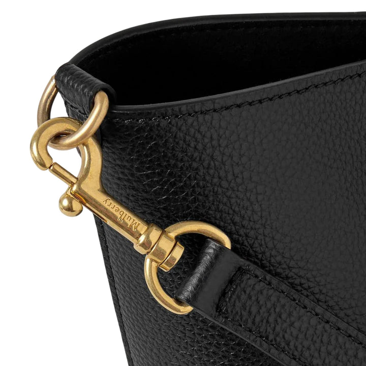 Club21 - Mulberry - Mini Bayswater Tote Black Small Classic Grain - MINI BAGS - Black