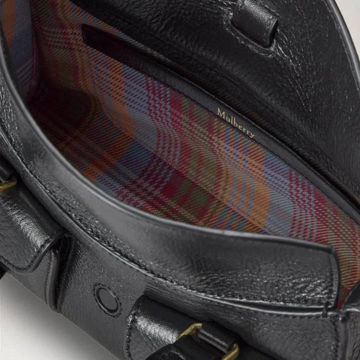 Club21 - Mulberry - Mini Roxanne Black High Shine Leather - MINI SHOULDER BAGS - Black