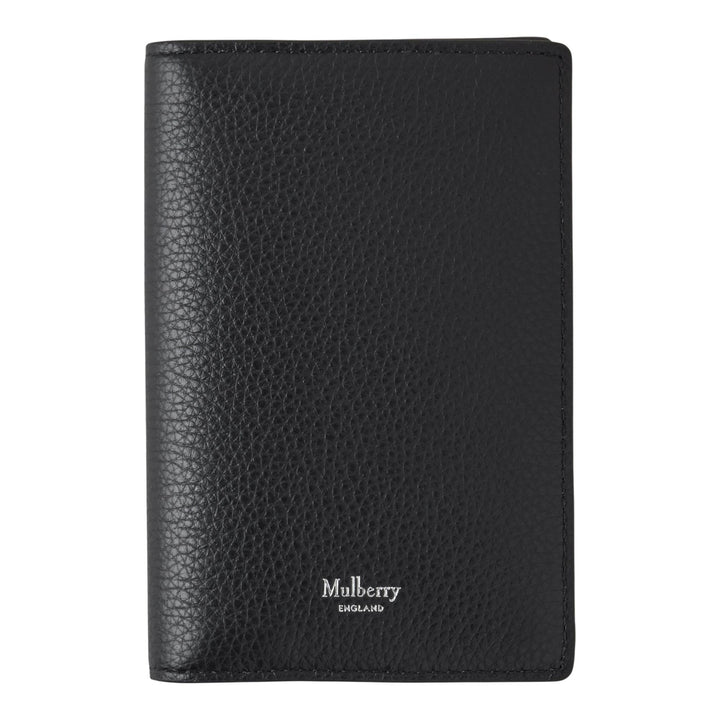 Club21 - Mulberry - Passport Cover Black Small Classic Grain - PASS. HOLDERS - Black