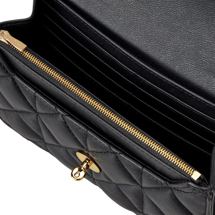 Club21 - Mulberry - Small Darley Black Quilting - SMALL CROSS BODY - Black