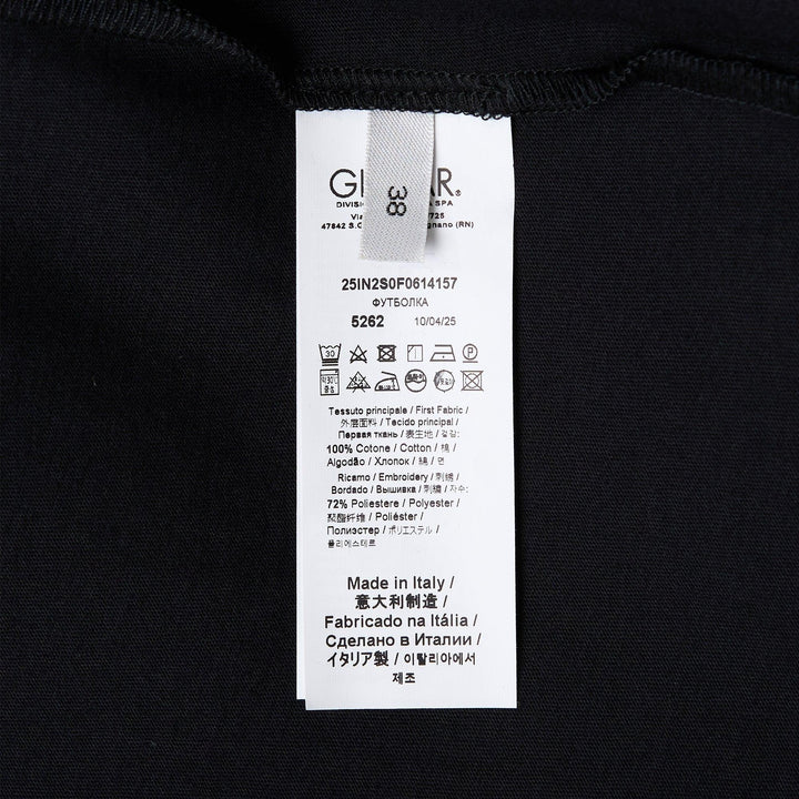 Club21 - N21 - Embroidery Short Sleeve Tee - TEES - Black