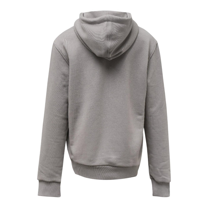 Club21 - NACHE - Ruffle Hoodie Zip-Up Light Gray - SWEATERS - Light Grey