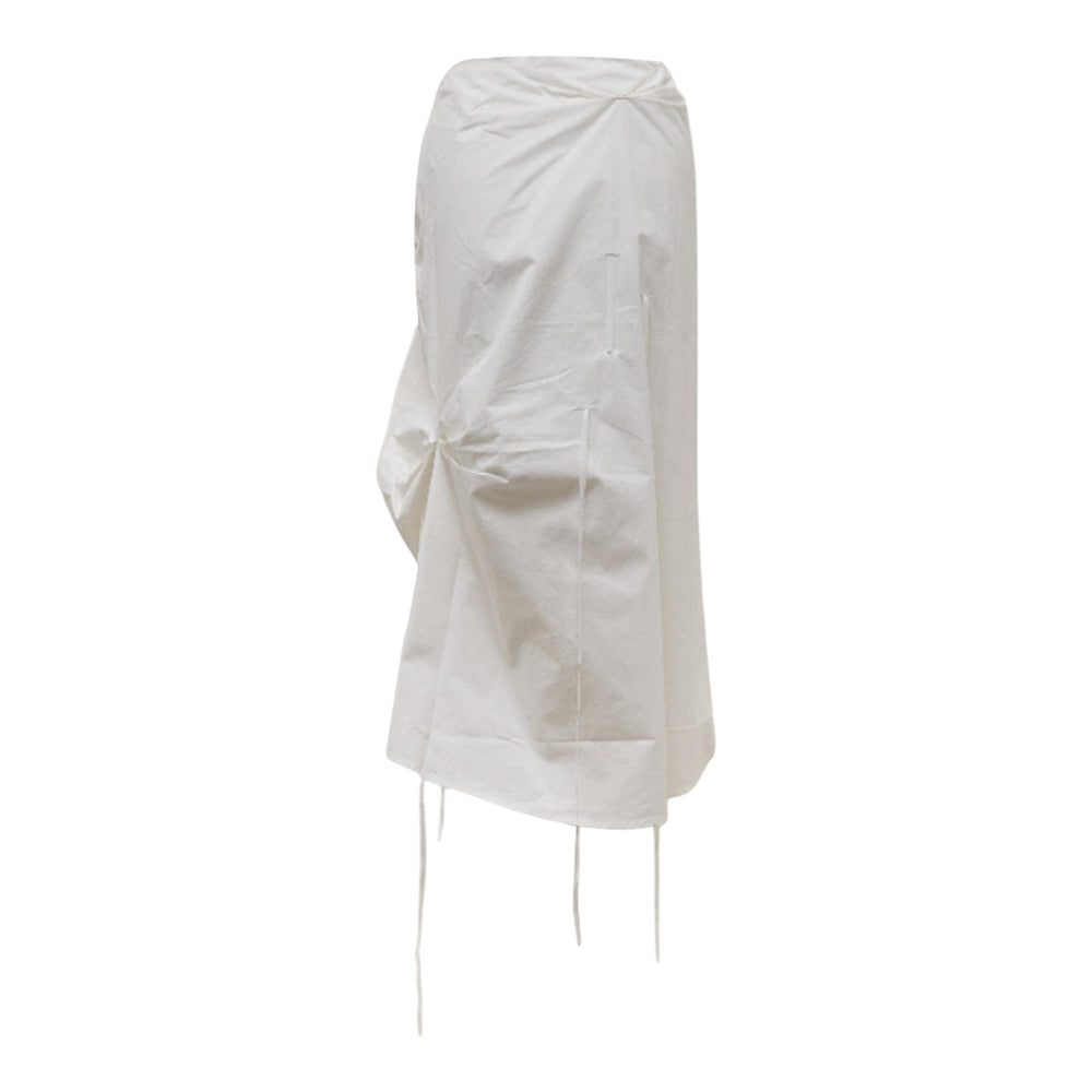 Club21 - NACHE - Strap Pulled Skirt Black - SKIRTS - Off-White