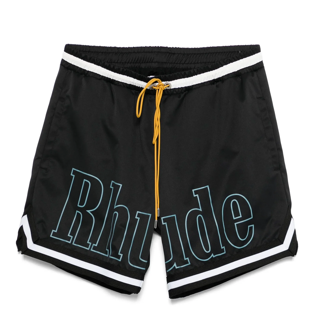 Rhude Logo Basketball Swim Shorts