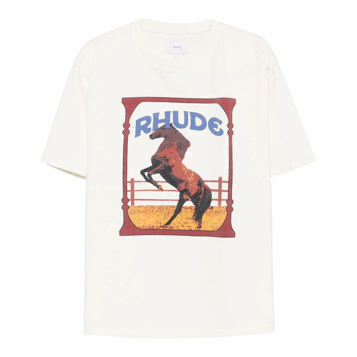 Club21 - RHUDE - Cadre Tee - TEES - White