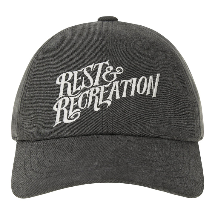 Club21 - Rest&Recreation - Wave Logo Washing Ball Cap - HATS - Charcoal