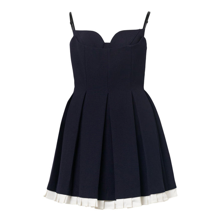 Club21 - SHUSHU/TONG - Pleated Camisole Dress - WOVEN DRESSES - Navy