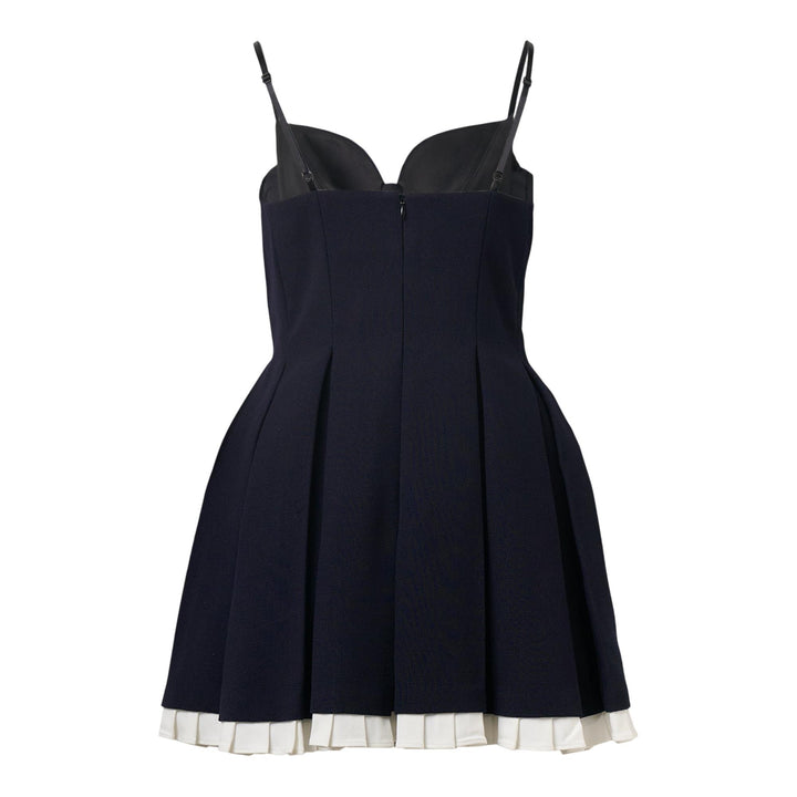 Club21 - SHUSHU/TONG - Pleated Camisole Dress - WOVEN DRESSES - Navy