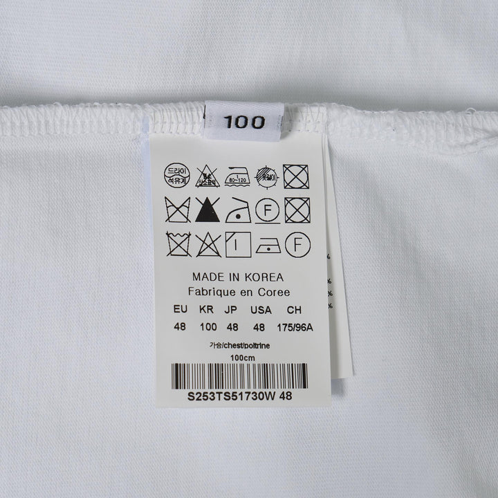 Club21 - SOLID HOMME - Back Flocking Logo Tee - TEES - White