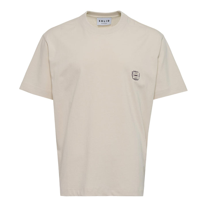 Club21 - SOLID HOMME - Back Solid Tee - TEES - Beige